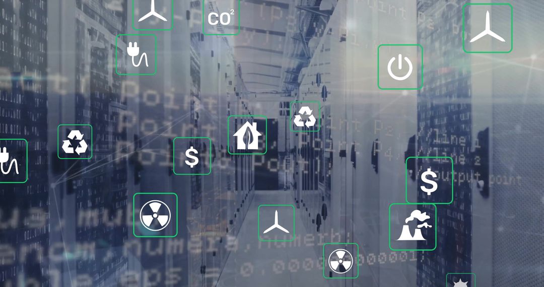 Eco-Friendly Technology Integration in Data Server Room