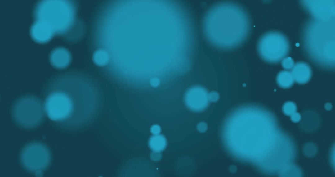 Abstract Blue Bokeh on Dark Background Highlighting Connection and Energy