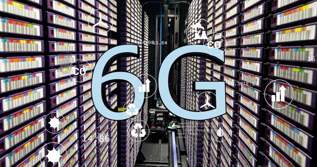 6G Network Technology in Advanced Server Room
