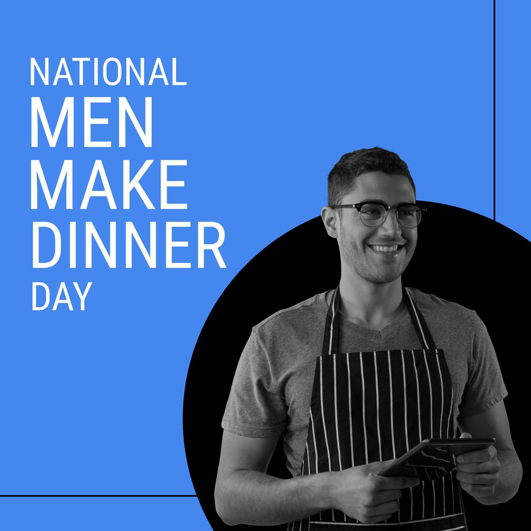 National Men Make Dinner Day Celebration Design