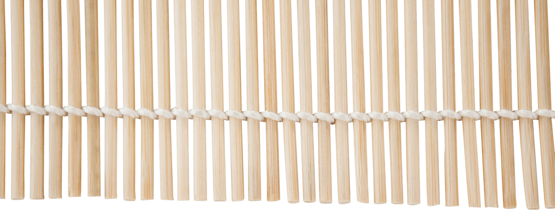 Sushi Rolling Mat Made of Bamboo Sticks with Rope