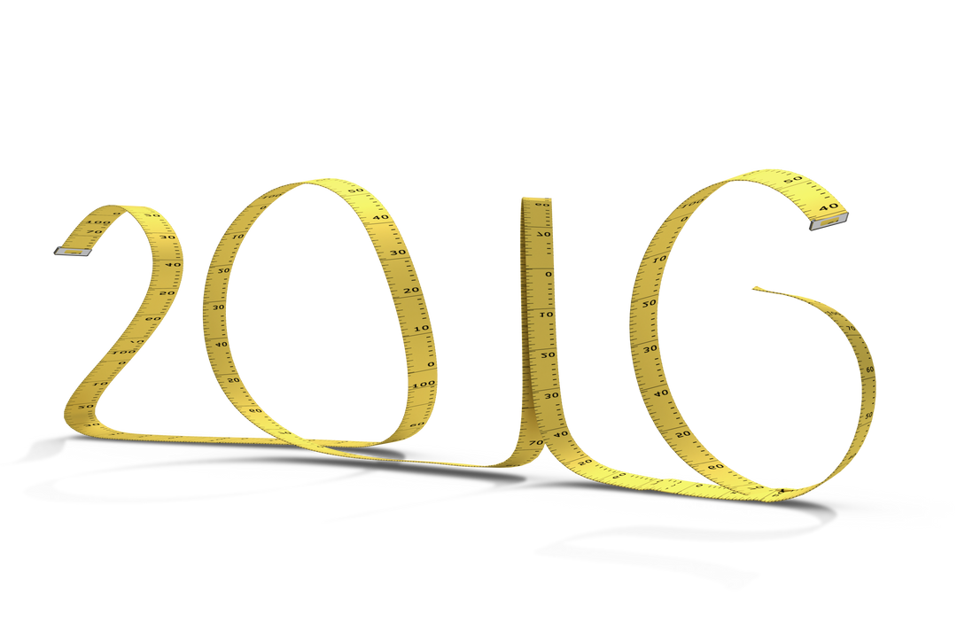 2016 Made of Sewing Tape Ruler on Transparent Background - Download Free Stock Images Pikwizard.com