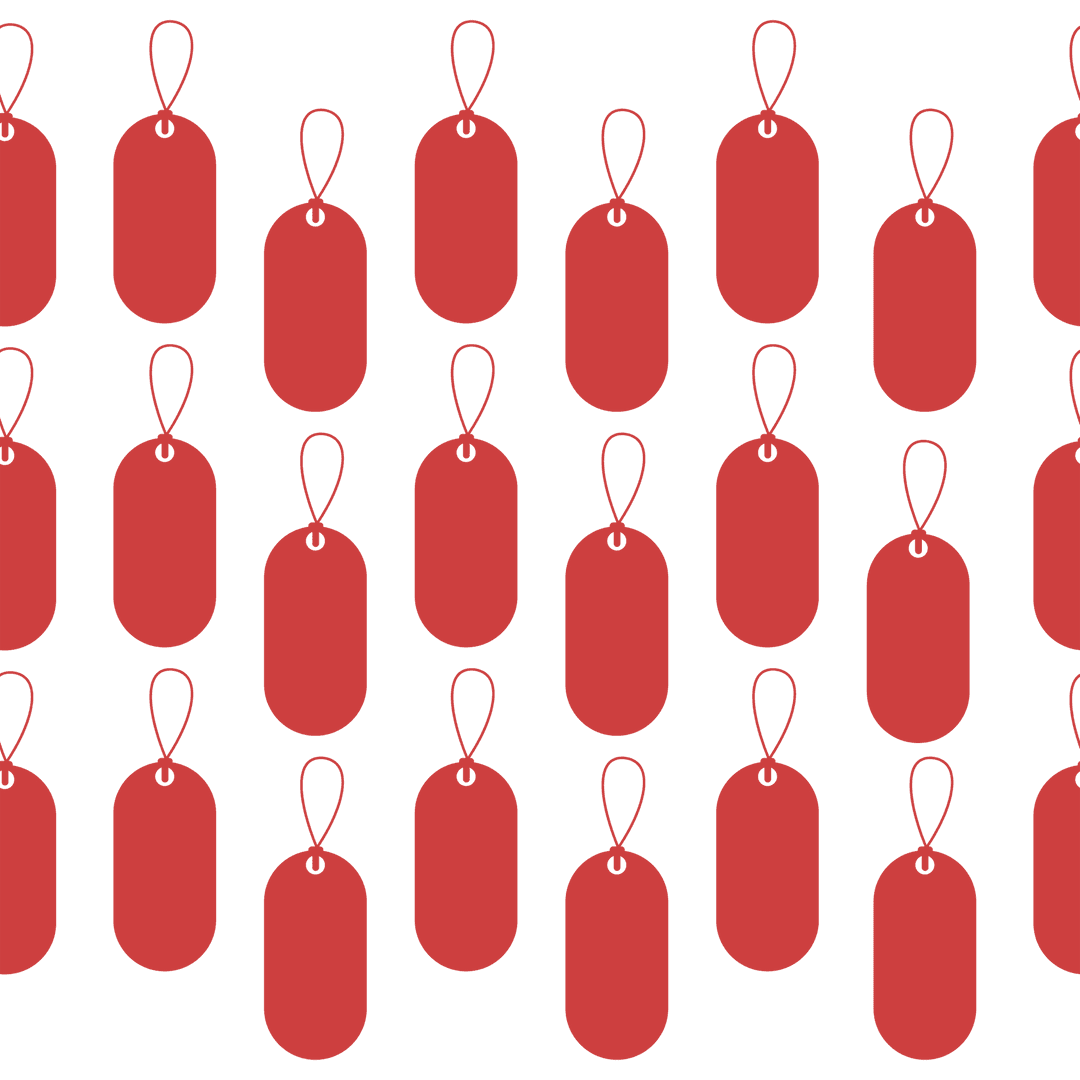 Red Repeating Pattern with Oval Shapes on Transparent Background - Download Free Stock Images Pikwizard.com