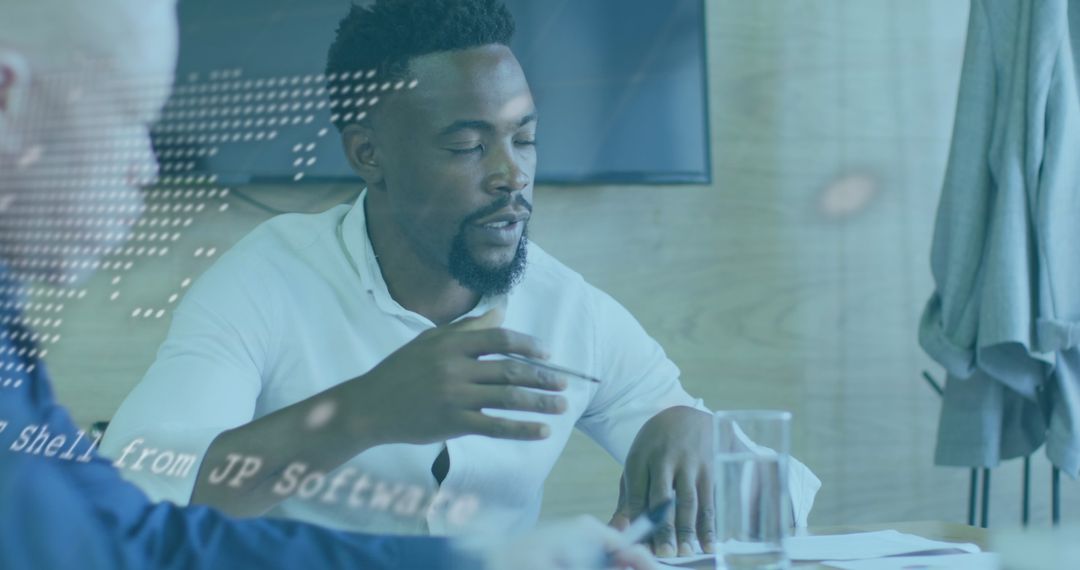 Business Professional Analyzing Digital Data Concepts