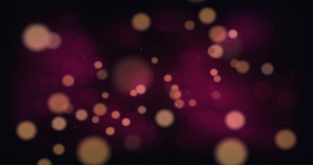 Bokeh Light Spots on Dark Background