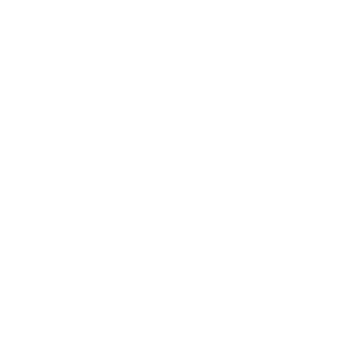 White Spiral Arrow Illustration on Transparent Background
