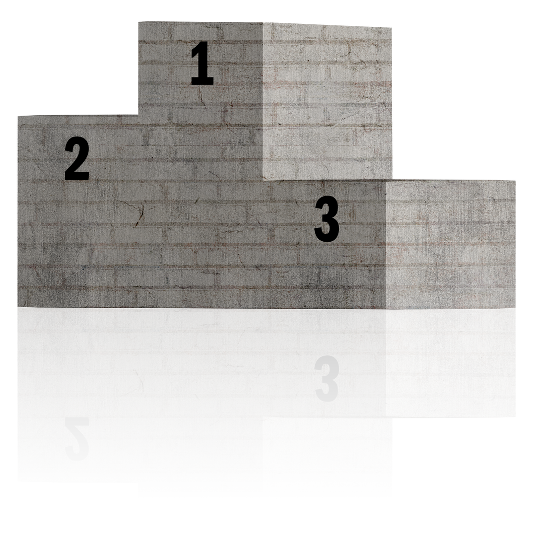 Gray Concrete Podium with Numbers on Transparent Background - Download Free Stock Images Pikwizard.com