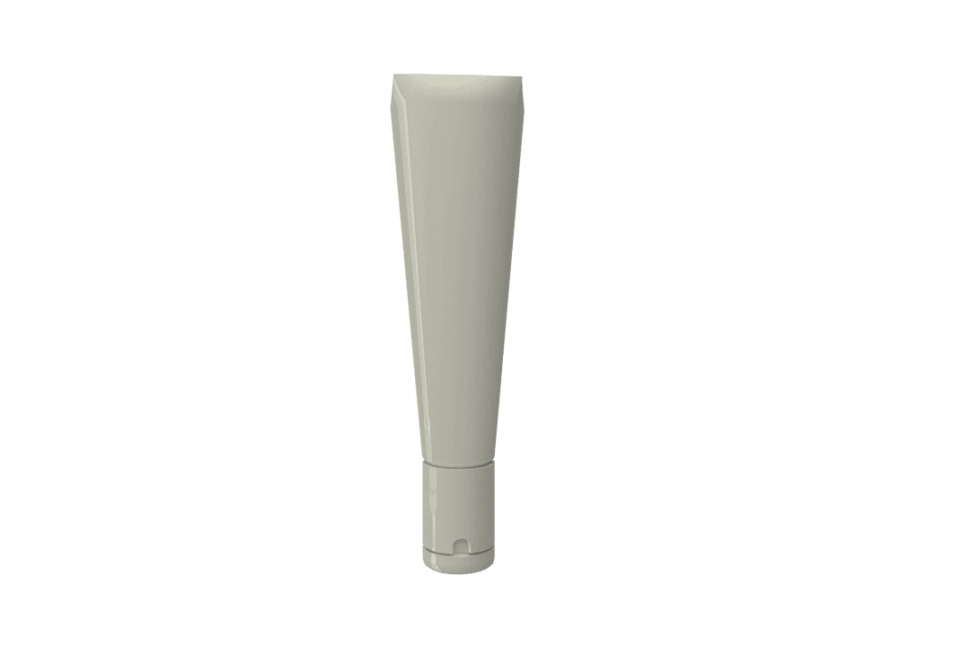 White Toothpaste Tube on Transparent Background for Hygiene Concepts
