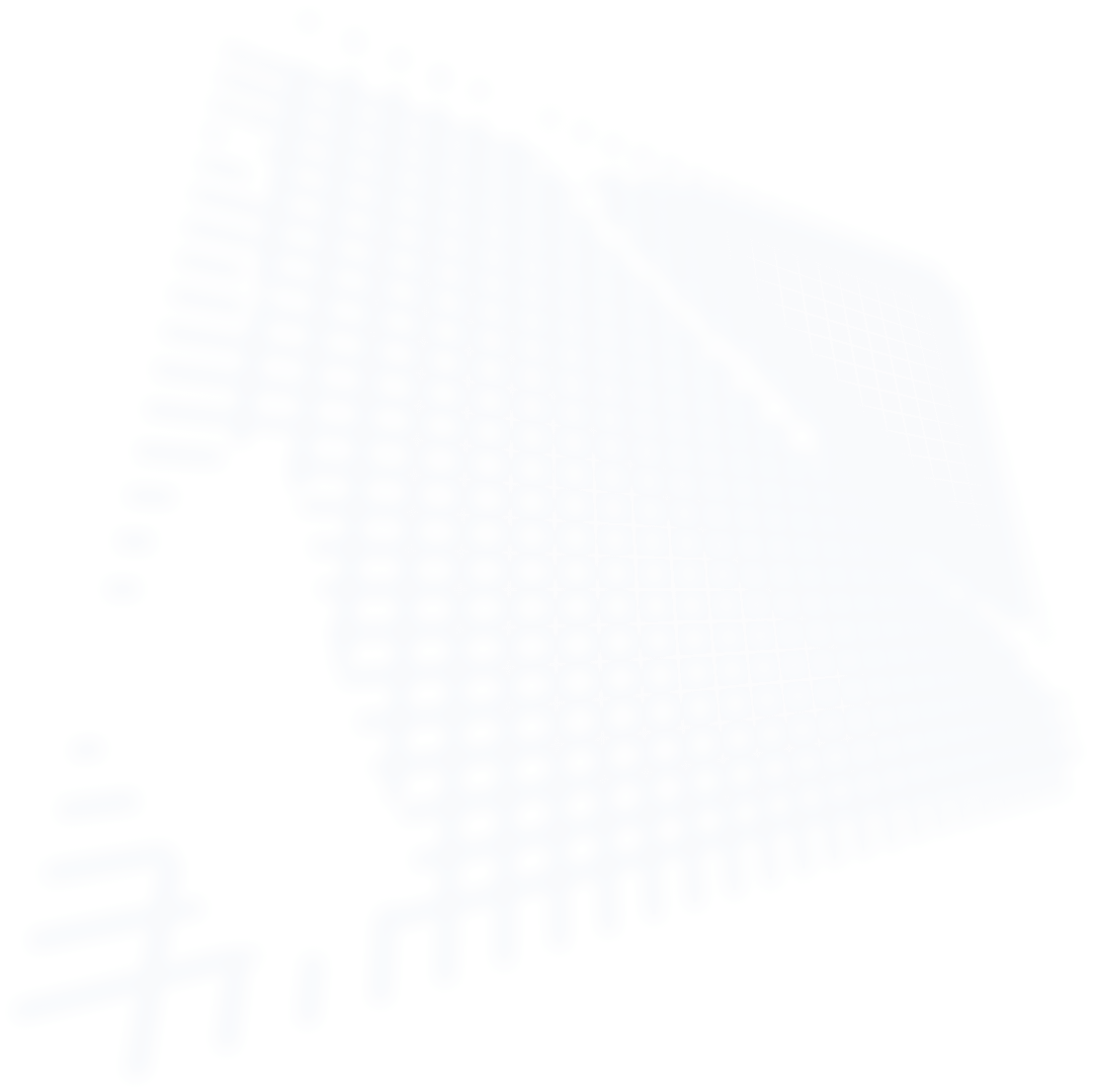 Abstract Floating White Shapes on Transparent Background