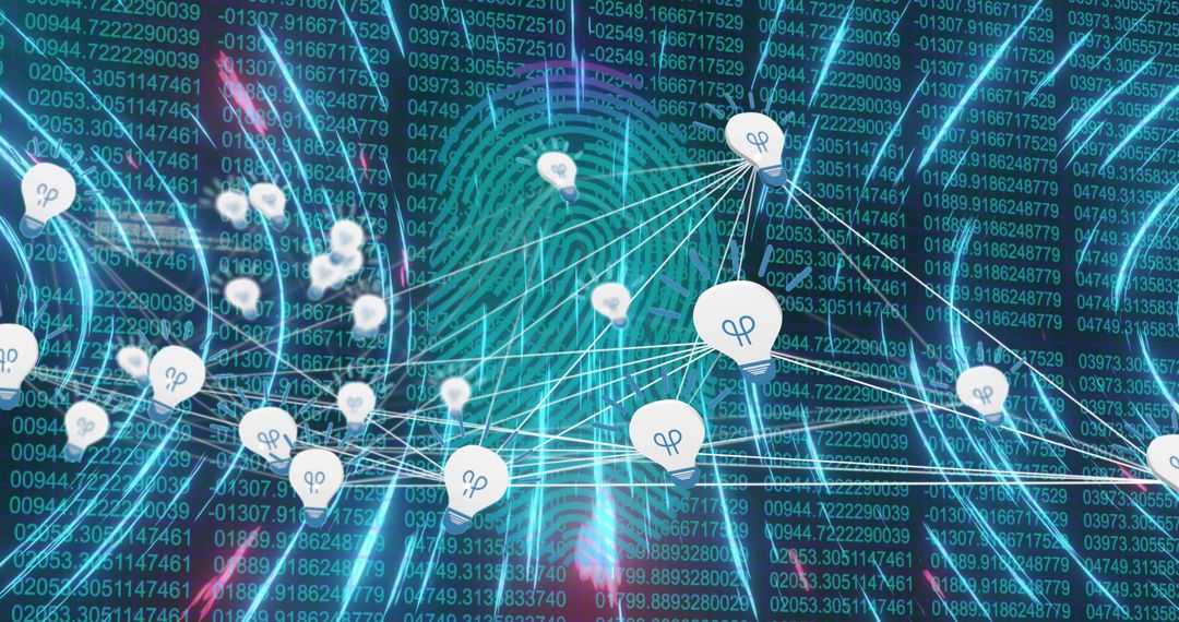 Digital Data Network Interconnections with Fingerprint