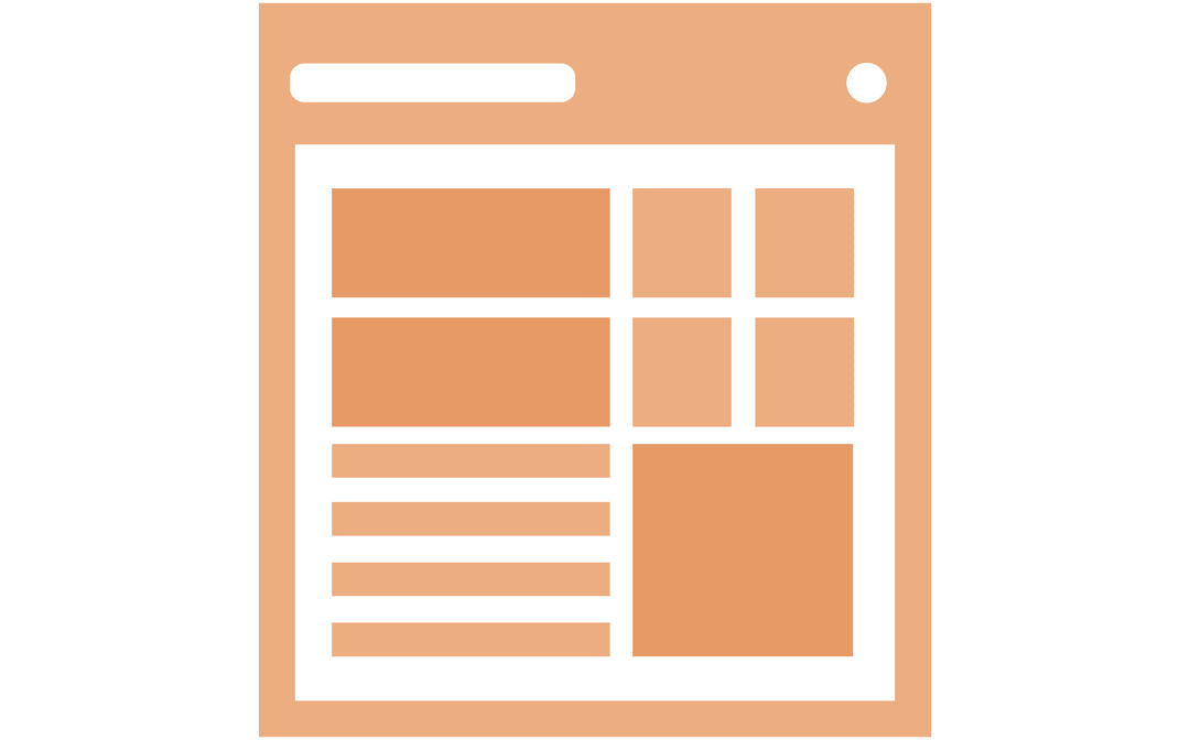 Digital Library Organizer Graphic on Transparent Background