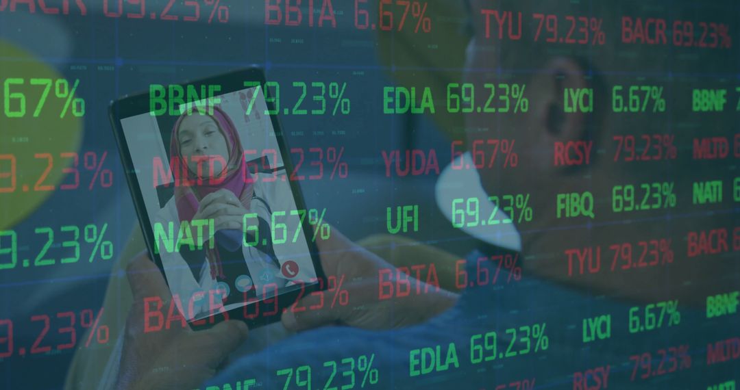 Remote Collaboration via Smartphone with Stock Market Interface