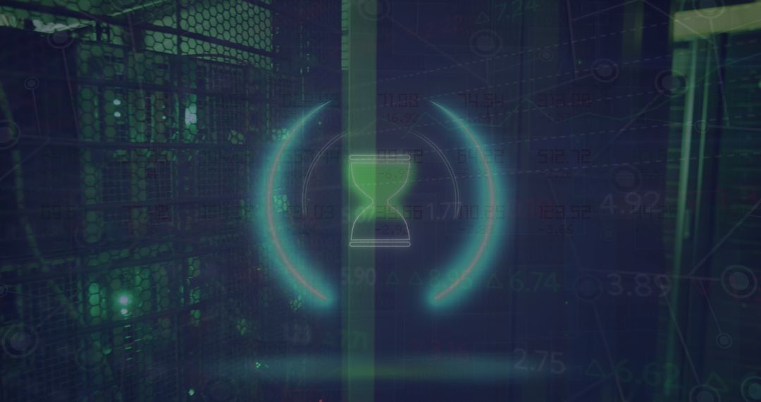 Digital Data Security and Global Communication Concept