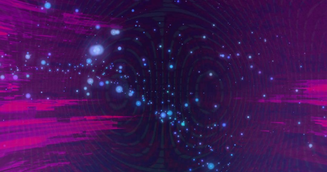 Dynamic Pink and Blue Abstract Digital Energy Background