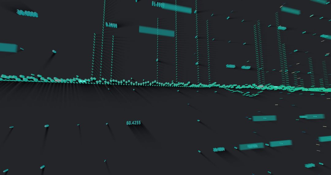 3D Data Visualization with Human Interface Elements