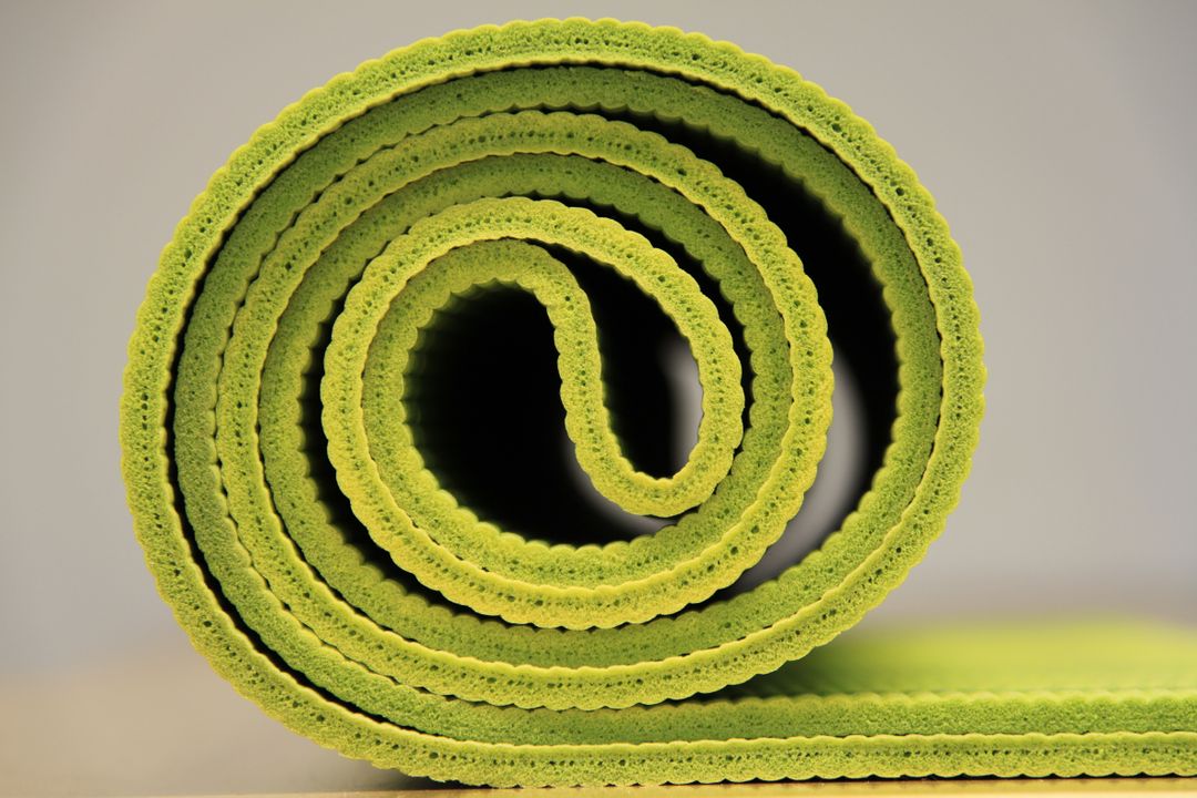 Green yoga yoga mat - Free Images, Stock Photos and Pictures on Pikwizard.com