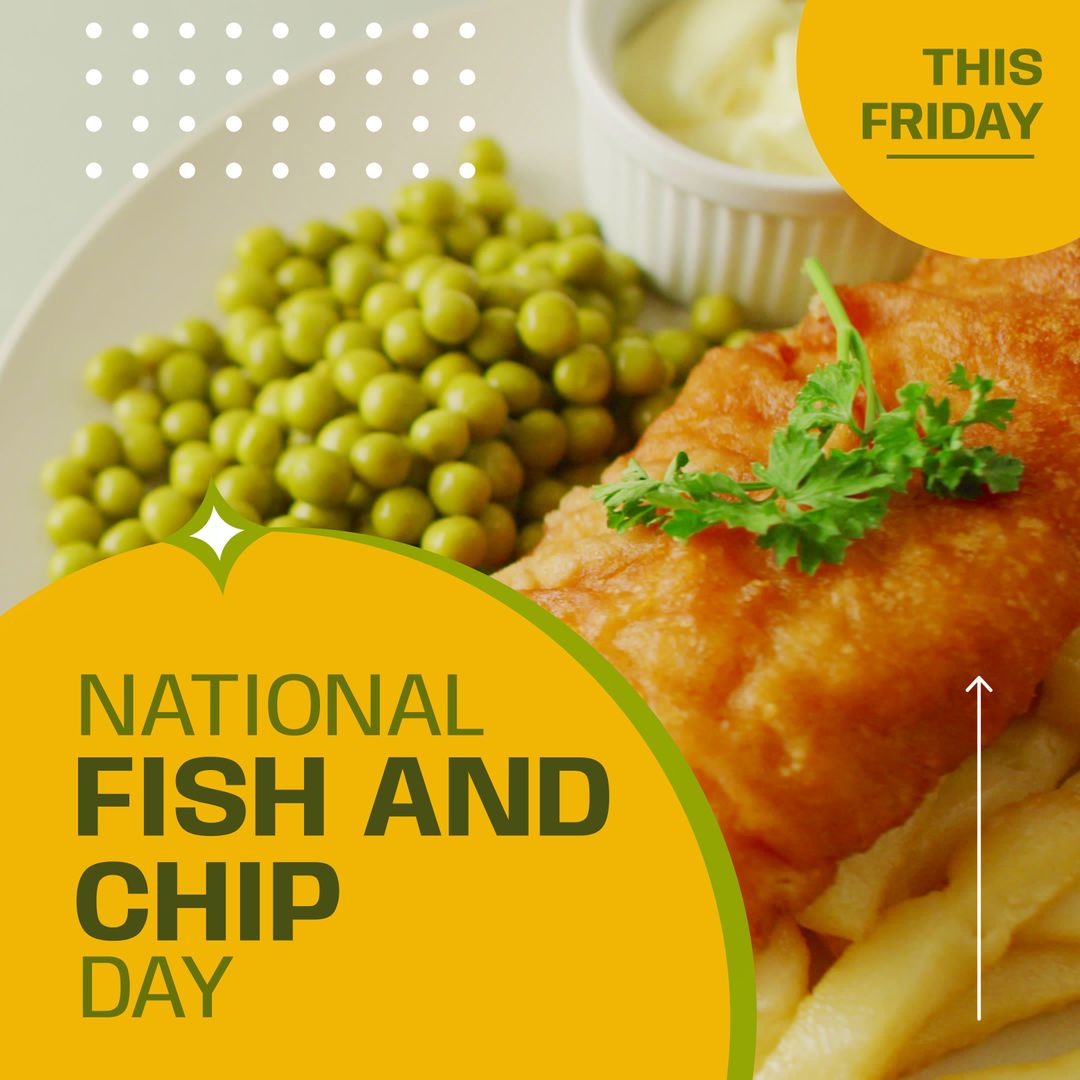National Fish and Chip Day Celebration Poster Design