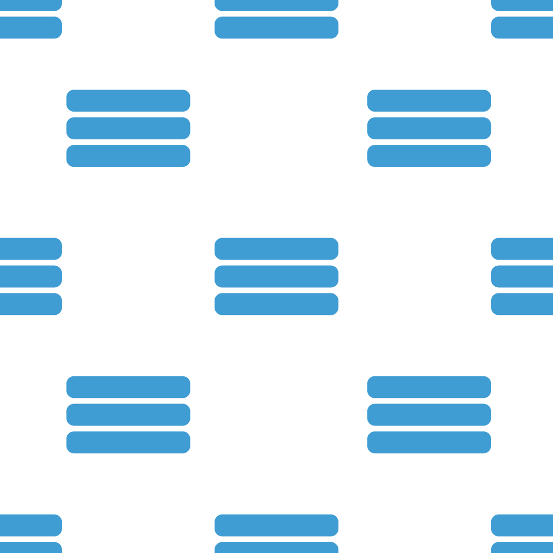 Blue Horizontal Line Pattern on Transparent Background