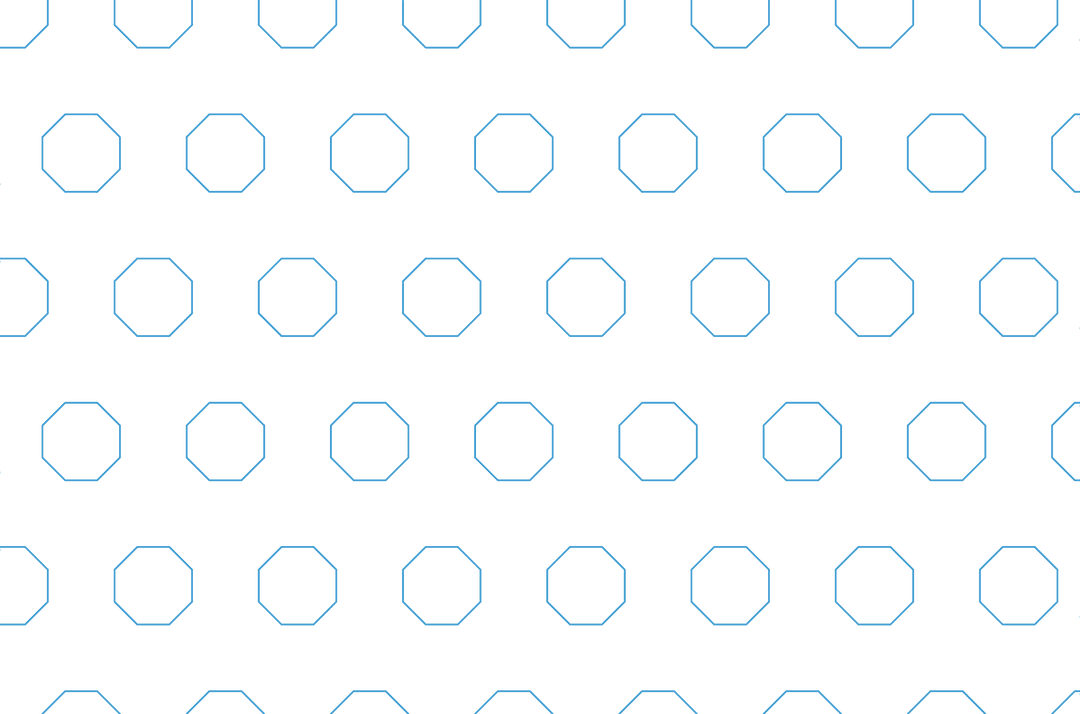 Blue Octagon Pattern Transparent Background Vector Art