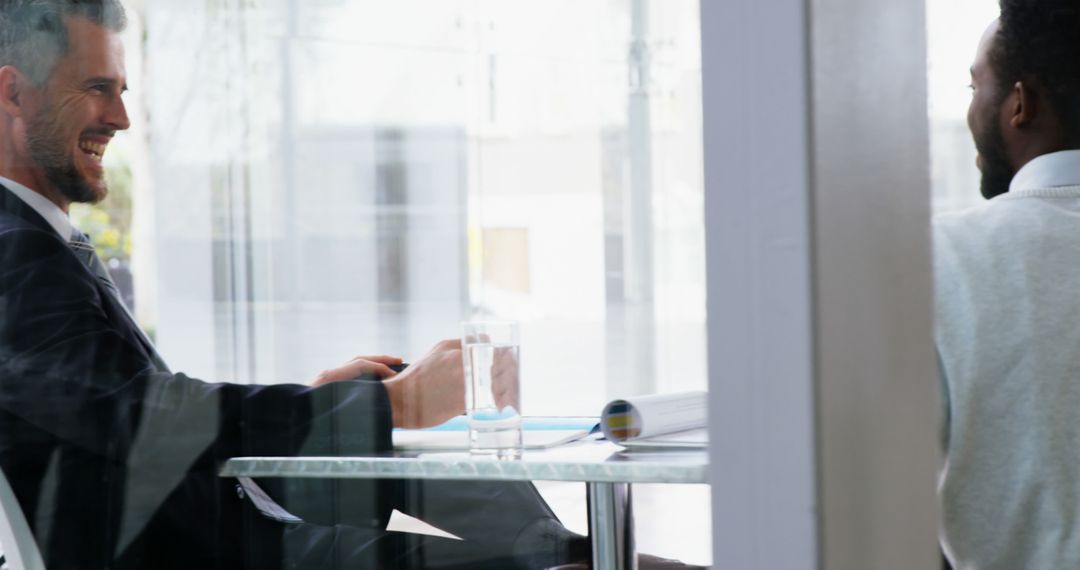 Business Partners Meeting in Modern Office