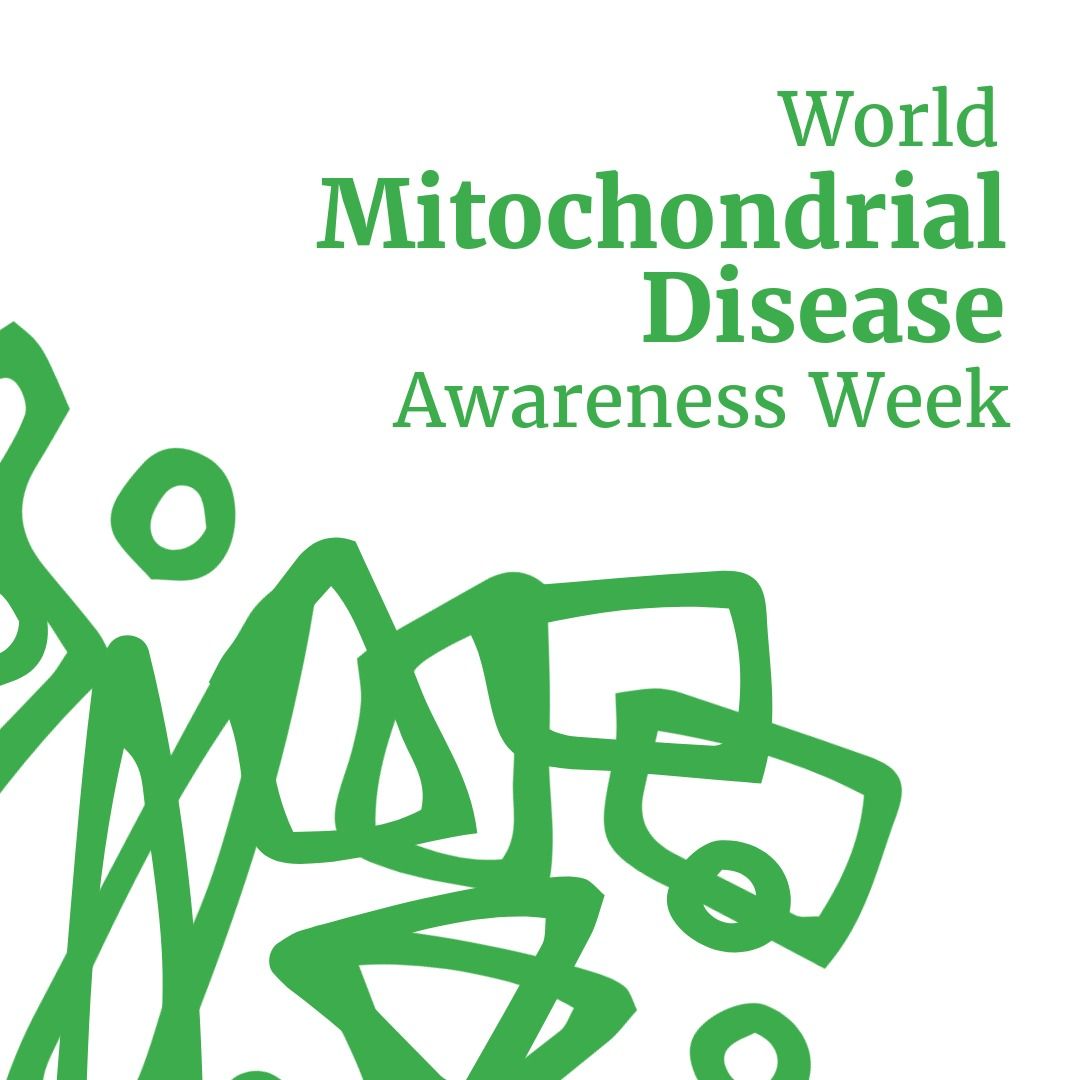 World Mitochondrial Disease Awareness Week Green Pattern Background - Download Free Stock Templates Pikwizard.com