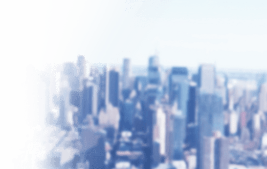 Stylized Blurred Cityscape on a Transparent Background