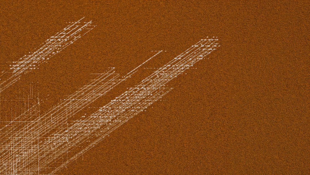 Abstract Linear Crosshatch on Rust-Brown Geometric Design