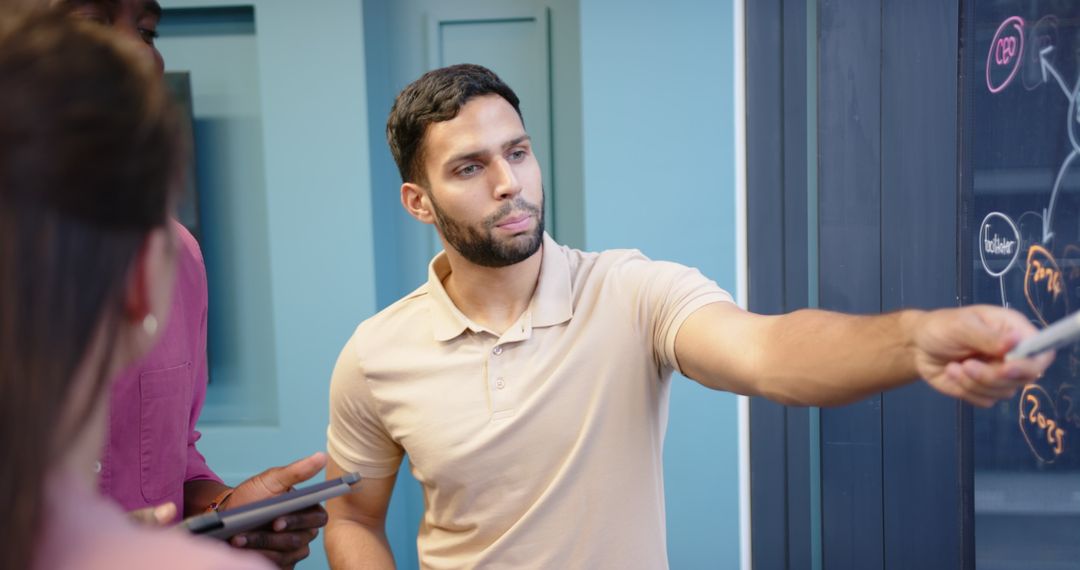 Team Collaboration in Business Meeting Setting