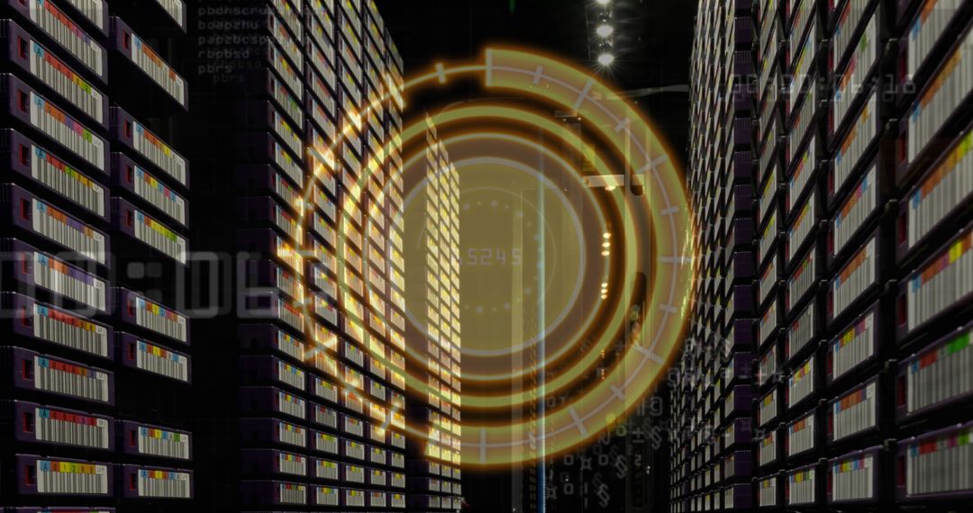 Advanced Data Technology with Digital Circuits and Server Racks