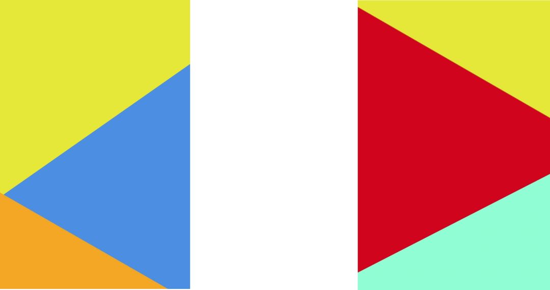 Colorful Geometric Abstract Lines and Shapes Design