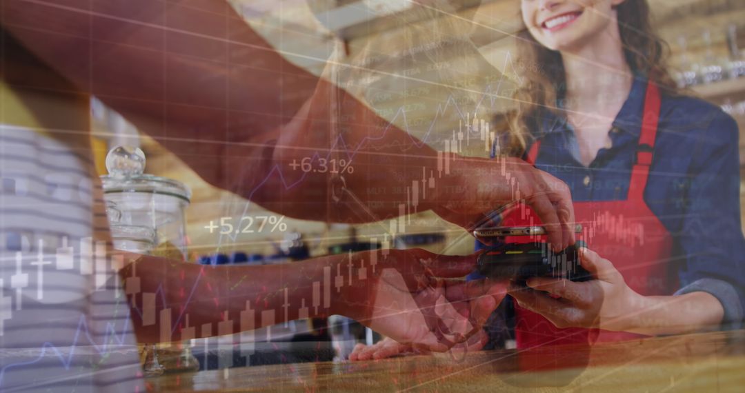 Customer Transaction Complex with Financial Data Overlay