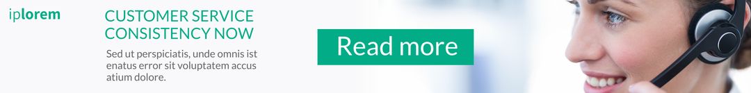 Professional Customer Service Representative Smiling with Headset