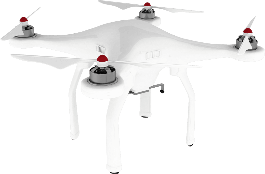 Transparent White Quadcopter Drone Revolutionizing Technology and Innovation