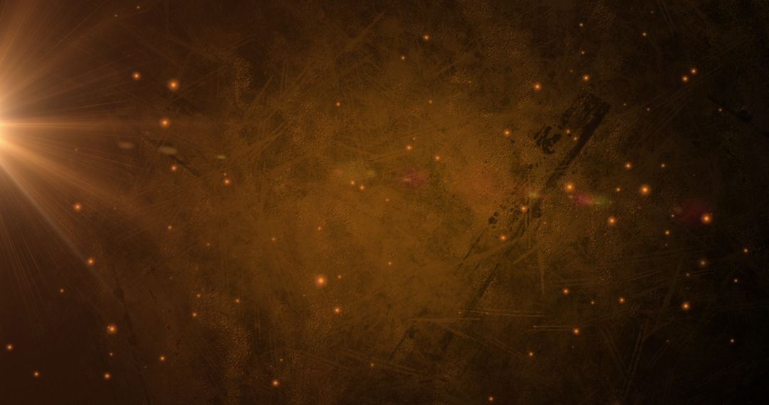 Sunrays and Golden Dust on Purple Underlay for Festive Vibes