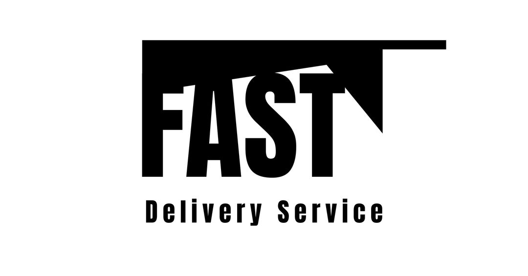 Bold Fast Delivery Service Logo with Speed Impact - Download Free Stock Templates Pikwizard.com