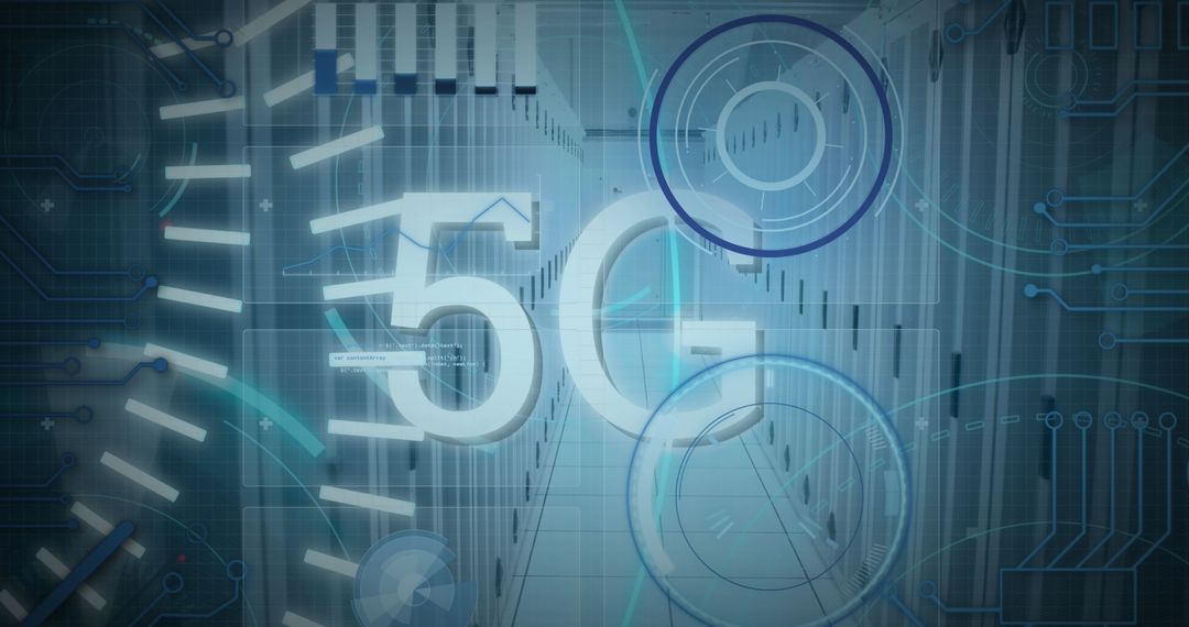 Innovative 5G Technology in Advanced Server Room