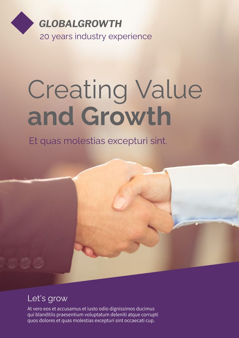 Business Handshake Symbolizing Partnership and Trust