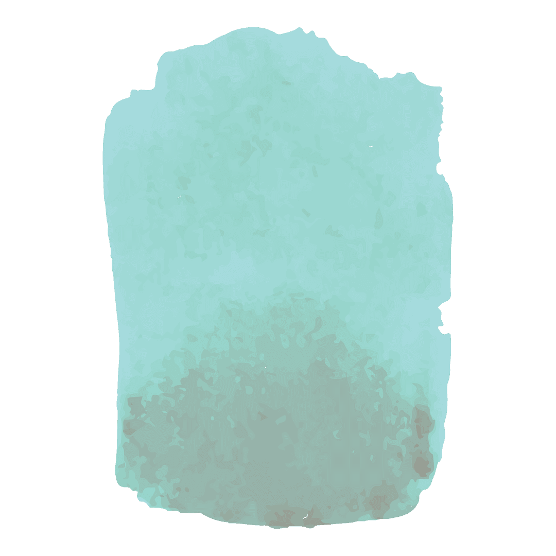 Abstract Green Shape on Transparent Background Illustration