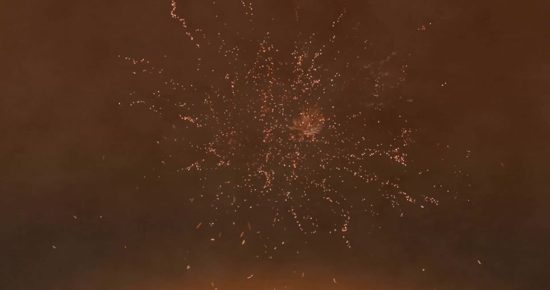 Bright Speckles on Dark Background Representing Energy