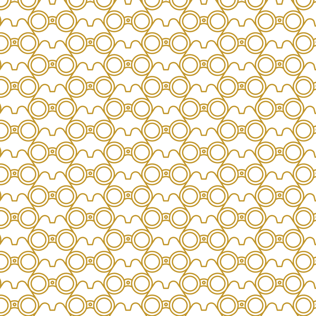 Seamless Repeat Transparent Binoculars Pattern Design Brown Hue Background