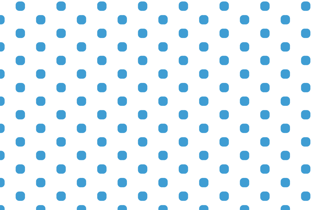 Blue Dots Pattern on Transparent Background, Geometric Style