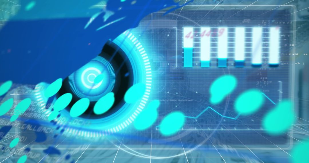 Abstract Virtual Financial Data Visualization Interface