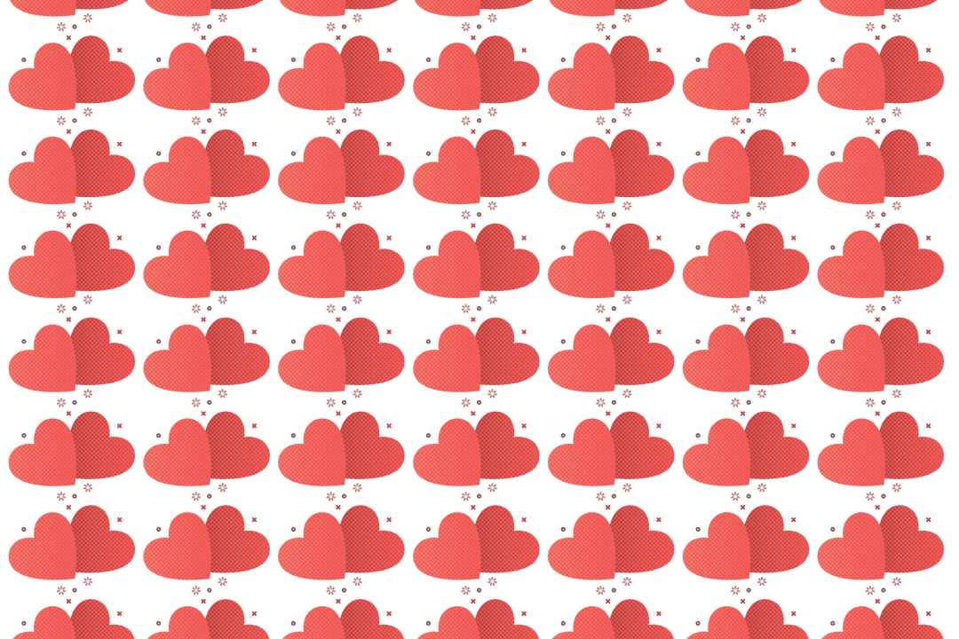 seamless heart pattern on transparent background for design projects - Download Free Stock Images Pikwizard.com