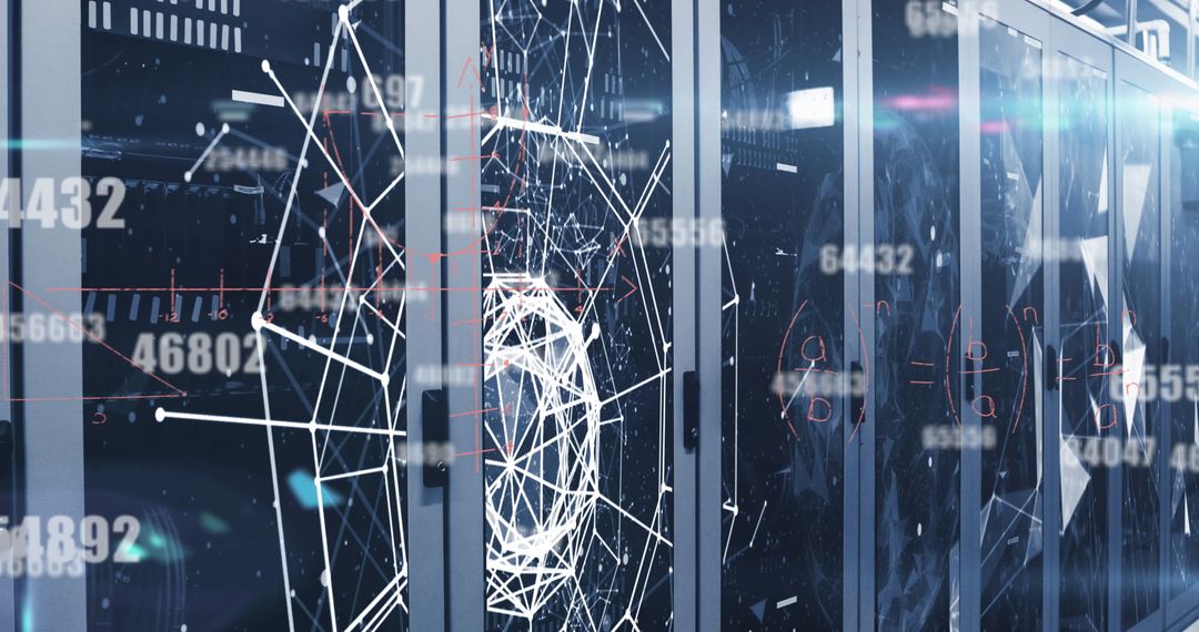 Futuristic Data Center with Node Graph Overlay Network Technology