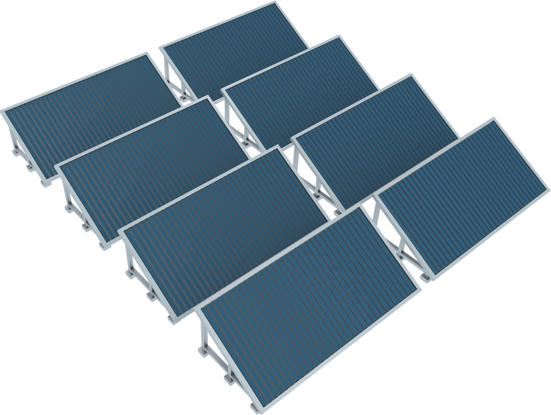 Digital Illustration of Voltaic Solar Panels, Transparent Background - Download Free Stock Images Pikwizard.com