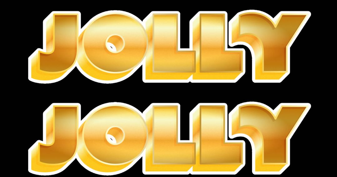 Electrifying Golden 3D Holiday Text Design