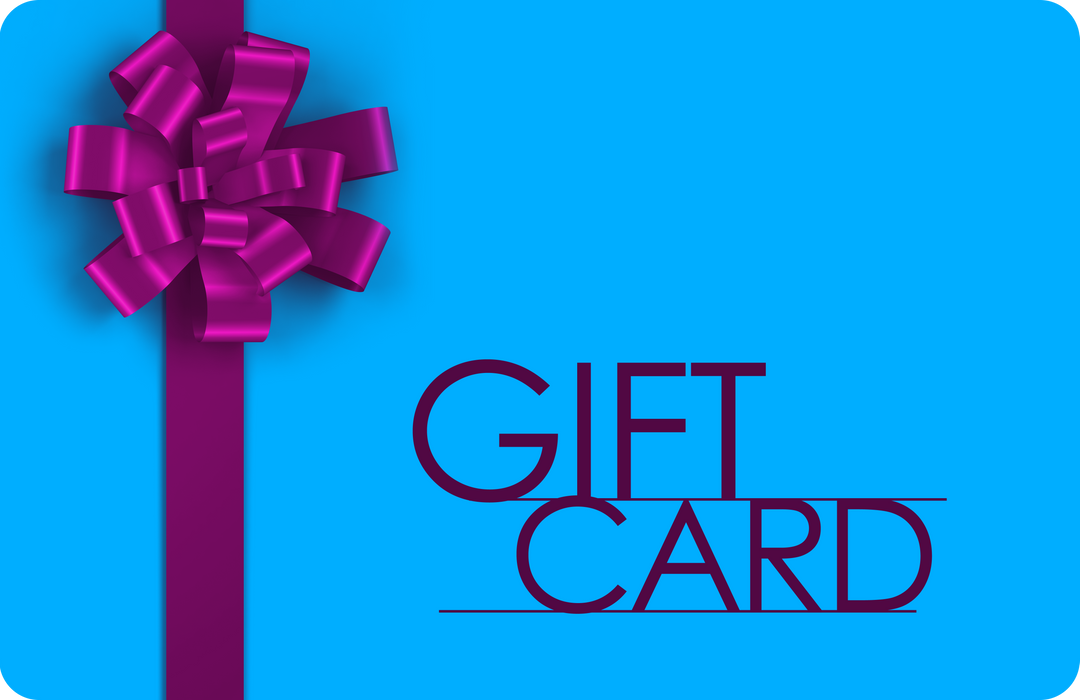 Blue Gift Card with Purple Ribbon Bow on Transparent Background - Download Free Stock Images Pikwizard.com