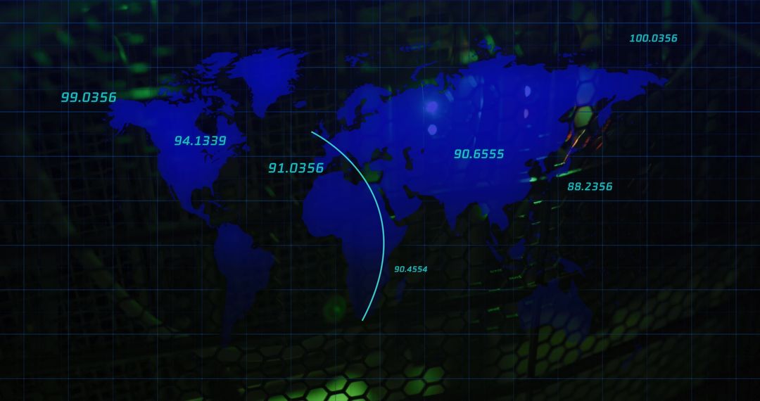 Global Technology Networking with Data Metrics on World Map - Free Images, Stock Photos and Pictures on Pikwizard.com
