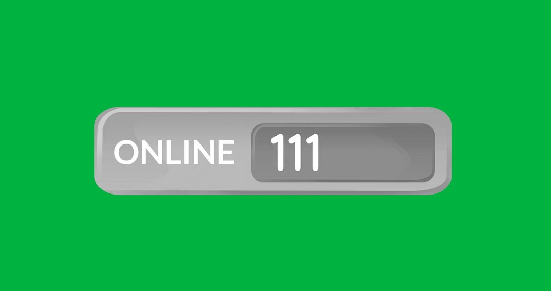 Online User Count in Digital Display