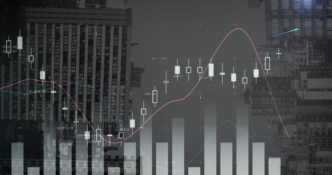 Abstract Financial Data Analyzing Over Dynamic Cityscape